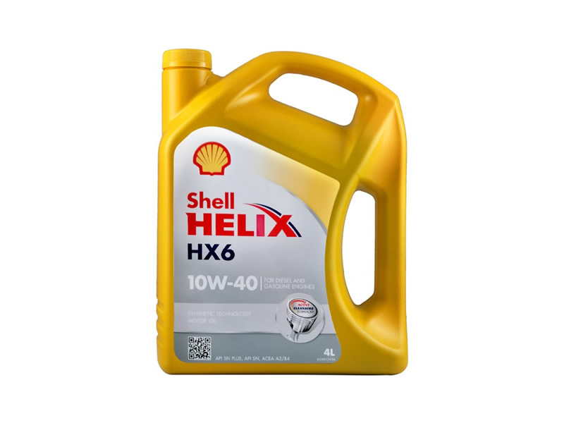 殼牌 合成機油 黃喜力HX6 10W-40 SN級 4L裝